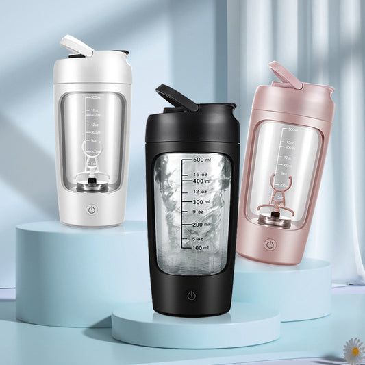 Premium Electric Protein Shaker, 650 ml, BPA-frei, USB-aufladbarer Shake Mixer für Protein Shakes, Fitness, Smoothies & Kaffee